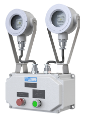 Sistema de ilumina��o de emerg�ncia (bloco aut�nomo), Zona 21 e 22, prote��o de inv�lucro para poeira Ex tb  � S�rie AEXTB50